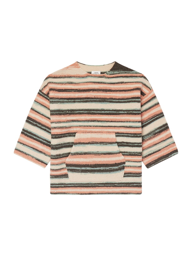 Photo: Visvim - Burrow Striped Wool and Cashmere-Blend Sweater - Neutrals