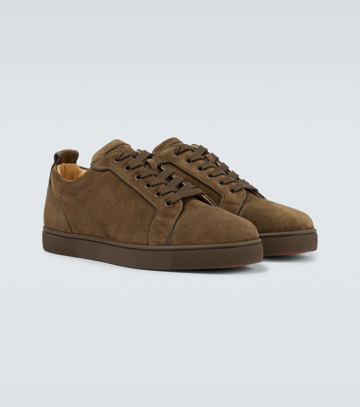 Christian Louboutin Louis orlato flat brown suede cosme sneaker trainer sz 45 Christian Louboutin Mens Louis Orlato Flat Panorama Blue  main image 4