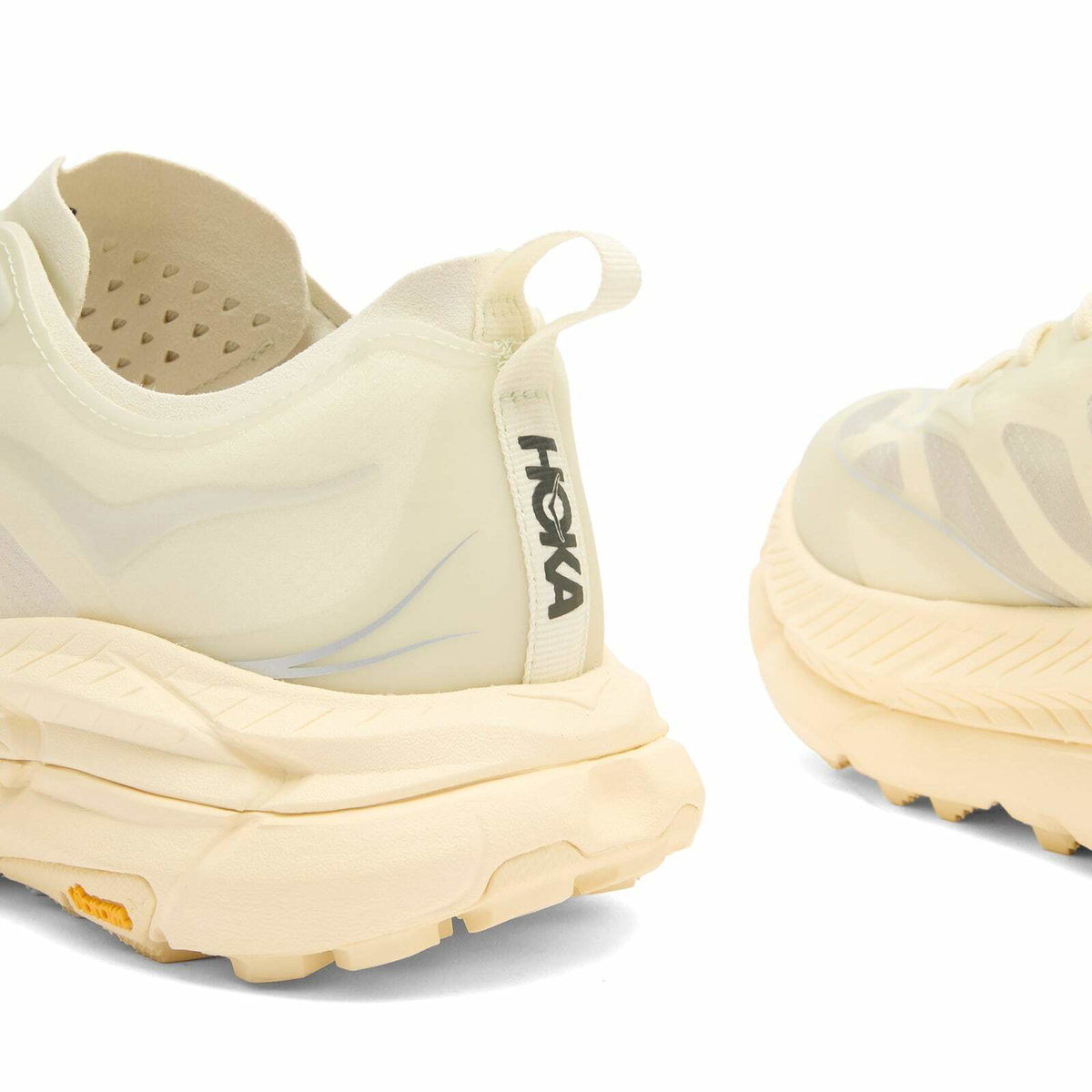 HOKA ONE ONE U Mafate Speed 4 Lite Sneaker in Truffle Salt/Vintage Yellow