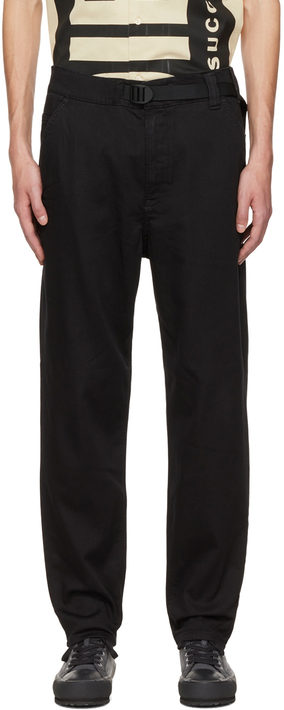 Diesel Krooley Jogg Jeans – Nero, Taglia W30 L32 – Pelle Similpelle, Affusolate