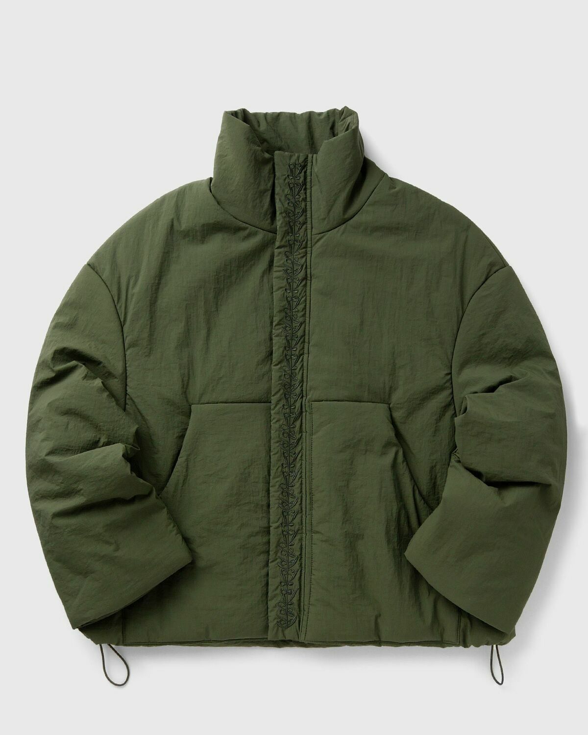 Rough. PUFFER JACKET Green Mens Down & Puffer Jacket