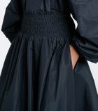 Patou Shirred midi skirt