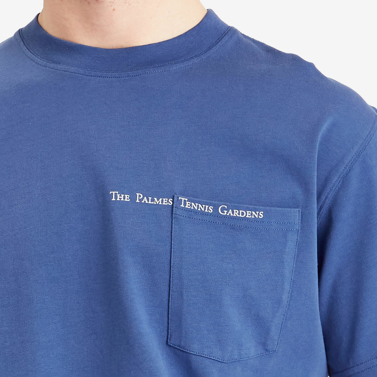 Palmes Men's Garden Pocket T-Shirt in Blue