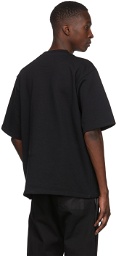 Prada Black Raised Logo T-Shirt