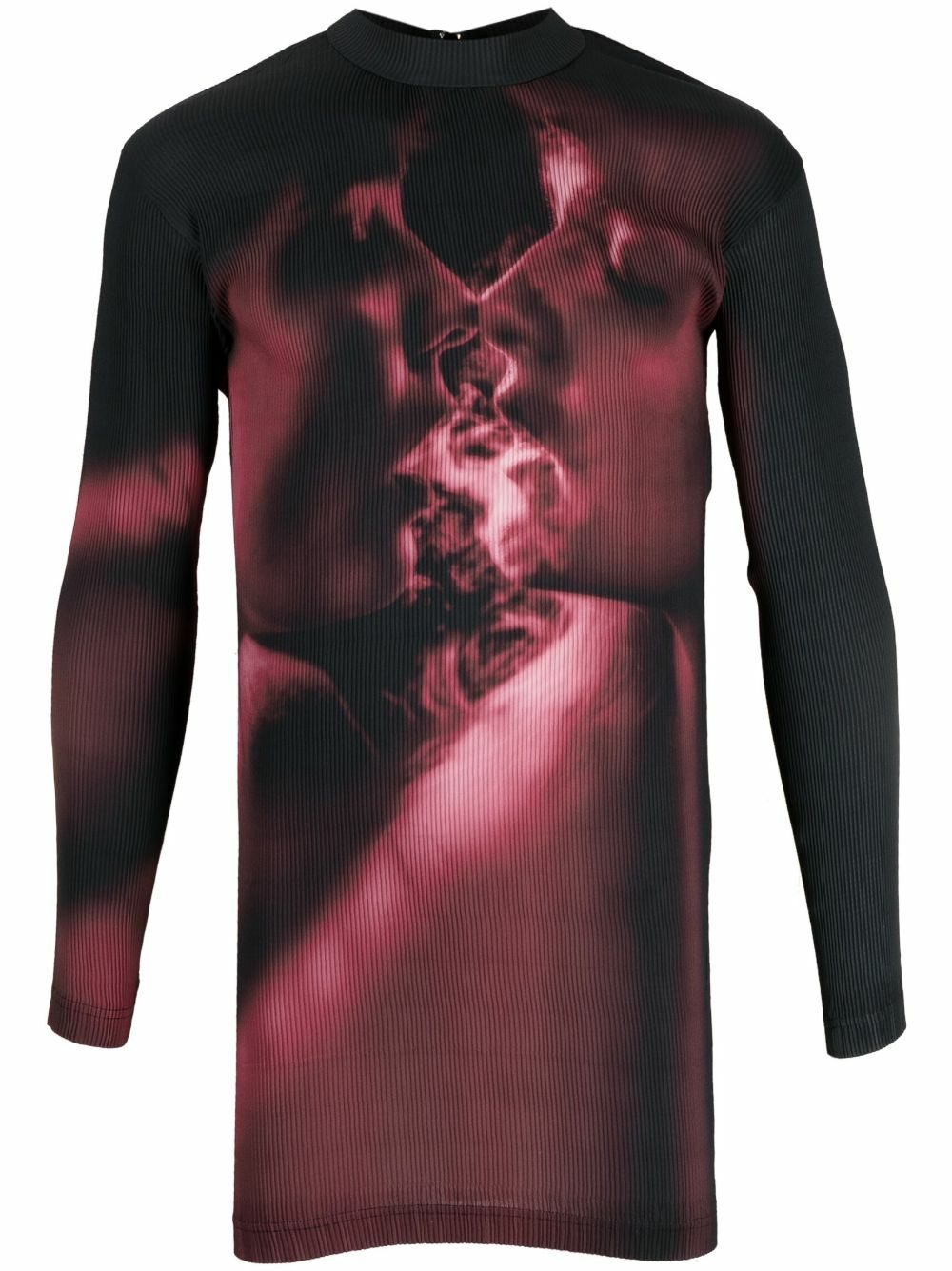 EYTYS Black Rhye Photograph-Print Dress