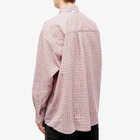 Our Legacy Men's Borrowed BD Shirt in Pink Kimble Check