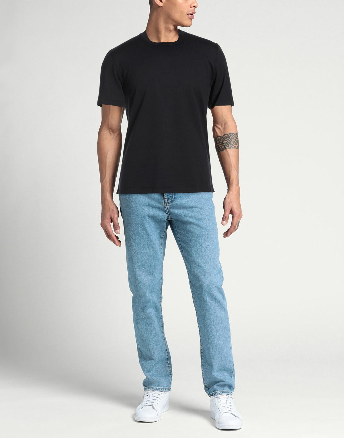 Brunello Cucinelli Mens T-shirt Midnight in Blue