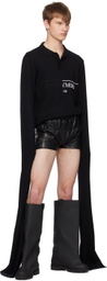 ANONYMOUS CLUB Black Shaft Boots