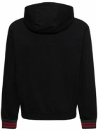 GUCCI - Zip-up Cotton Sweatshirt W/ Web Details