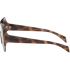 Gucci Brown Shield Sunglasses
