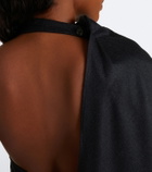 Róhe Assymetric wool top