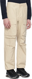 Stone Island Beige Patch Cargo Pants