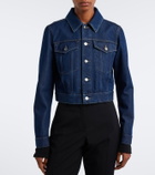Calvin Klein Collection Karine cropped denim jacket