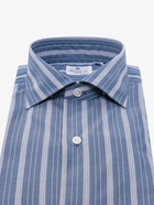 Finamore   Shirt Blue   Mens