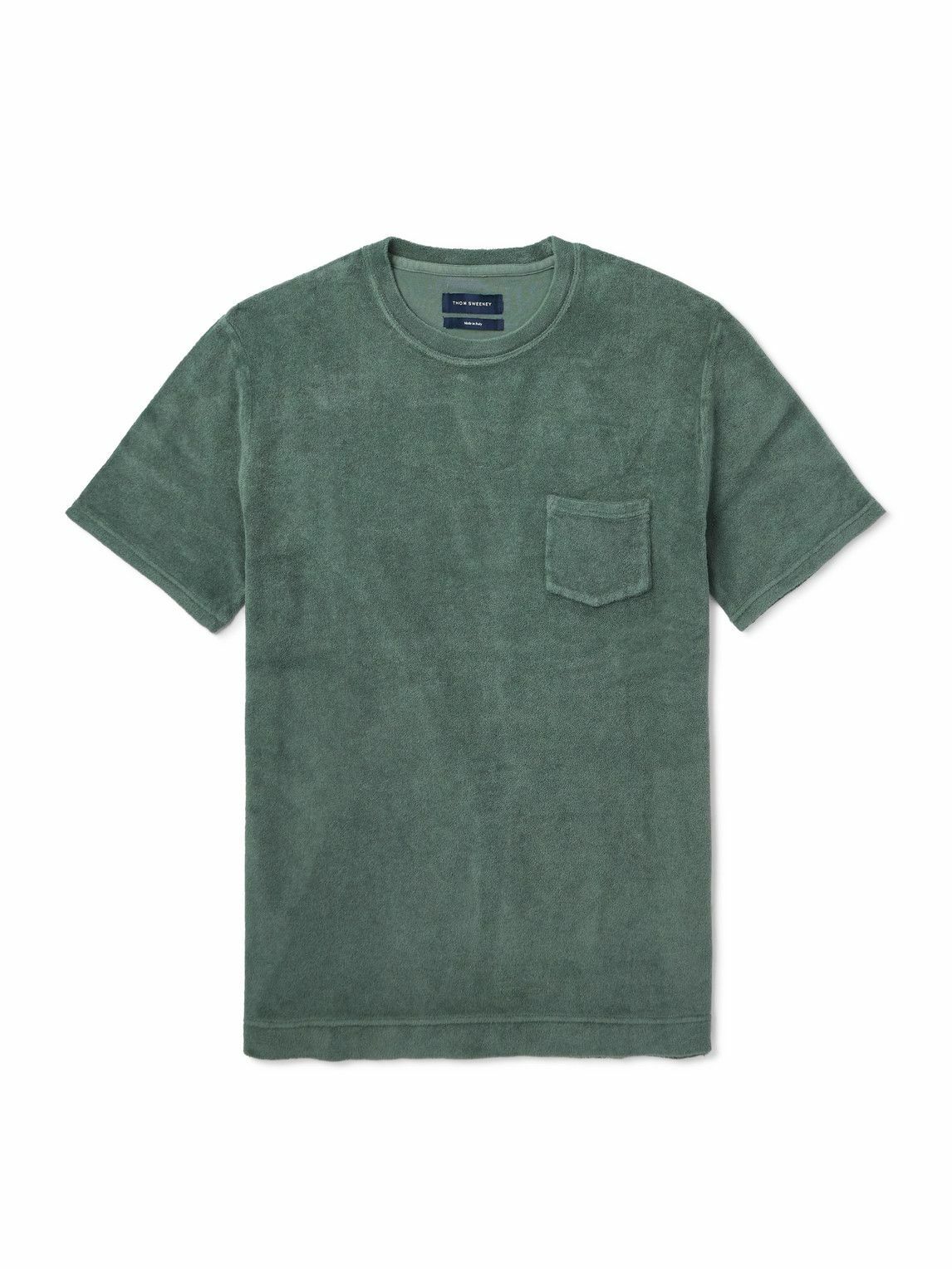 Thom Sweeney - Cotton-Terry T-Shirt - Green