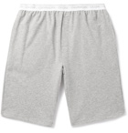 Calvin Klein Underwear - Mélange Stretch Cotton-Blend Pyjama Shorts - Gray