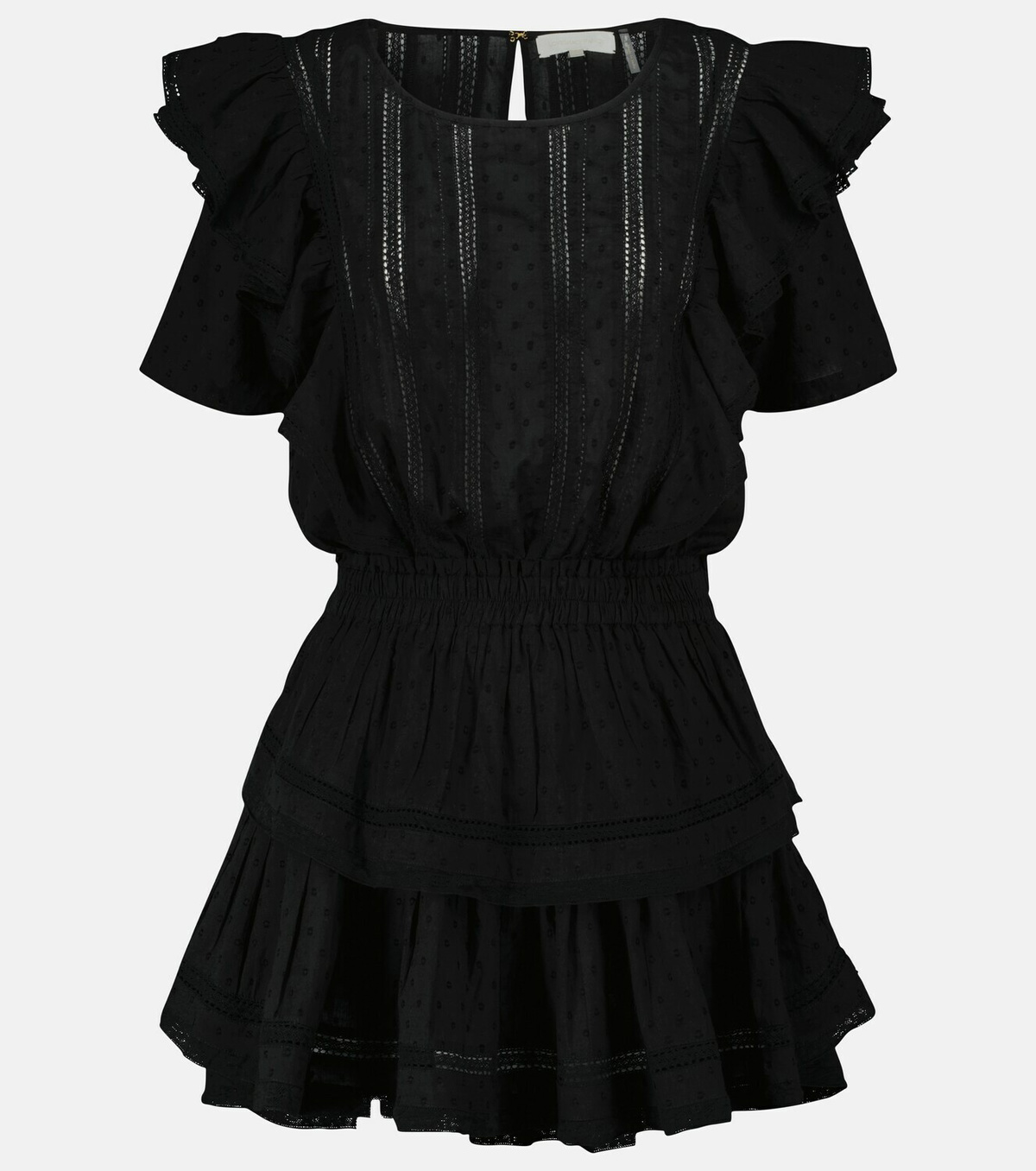 LoveShackFancy Natasha cotton minidress LoveShackFancy LoveShackFancy Natasha cotton minidress LoveShackFancy