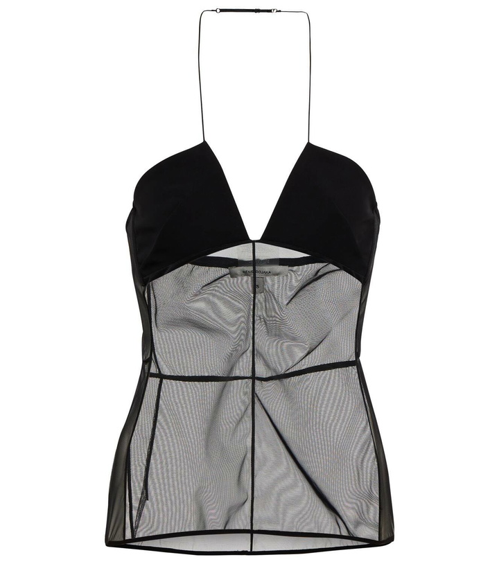 Photo: Nensi Dojaka Halterneck mesh top