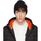 Moncler Navy Tricot Beanie