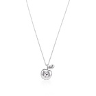 Marc Jacobs Quartz Silver Dial The Bauble Apple Pendant Ladies Necklace Watch MJ0120179307