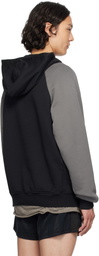 Han Kjobenhavn Black 'Successor' Printed Hoodie