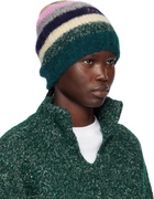 ERL Multicolor Striped Alpaca Mohair Beanie