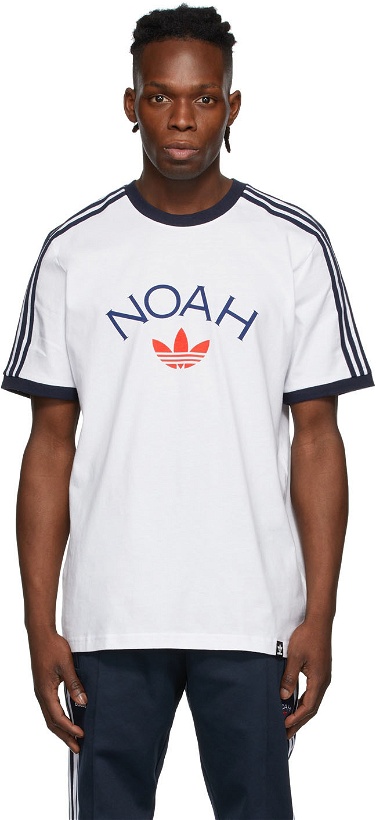 Photo: Noah White adidas Originals Edition 'Noah' T-Shirt