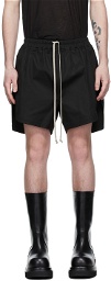 Rick Owens Black Phleg Shorts