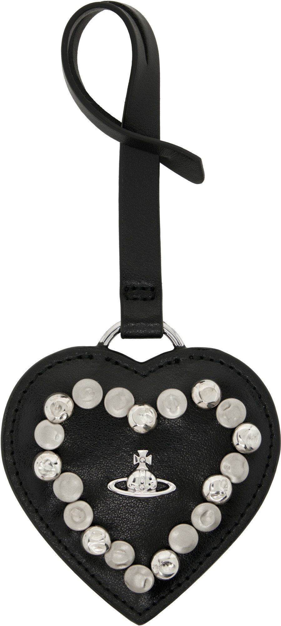 Vivienne Westwood Black Heart Mirror Charm