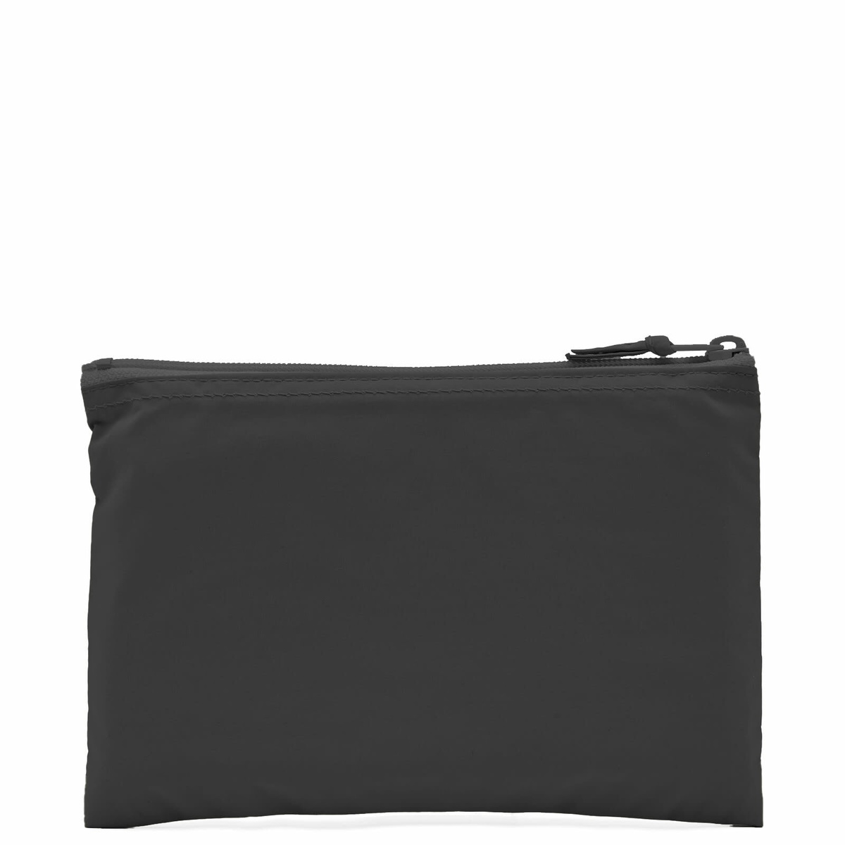 BEAMS JAPAN Logo A5 Flat Pouch in Black 
