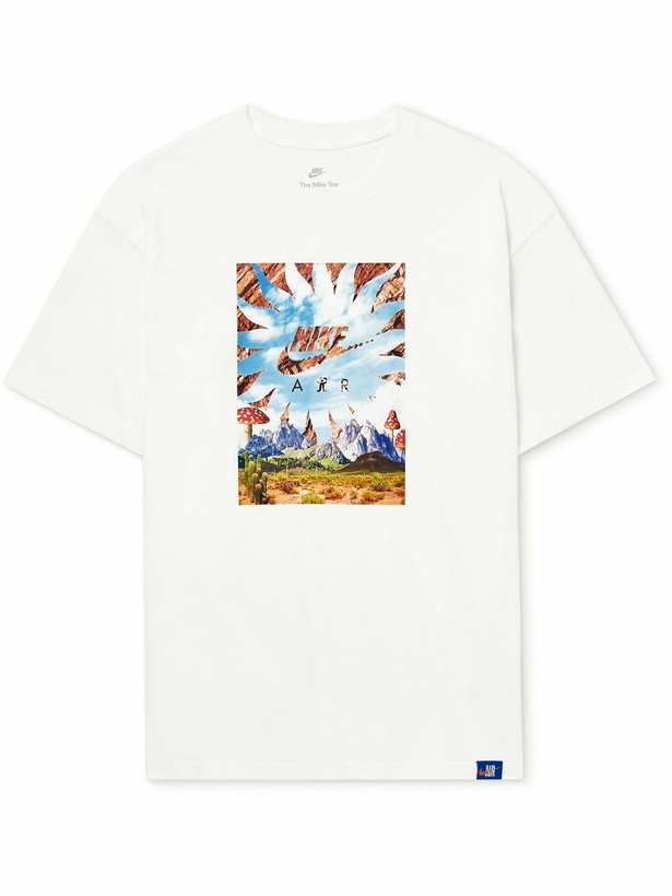 Photo: Nike - NSW D.N.A. Printed Cotton-Jersey T-Shirt - White