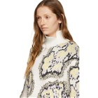 3.1 Phillip Lim Multicolor Wool Abstract Daisy Sweater