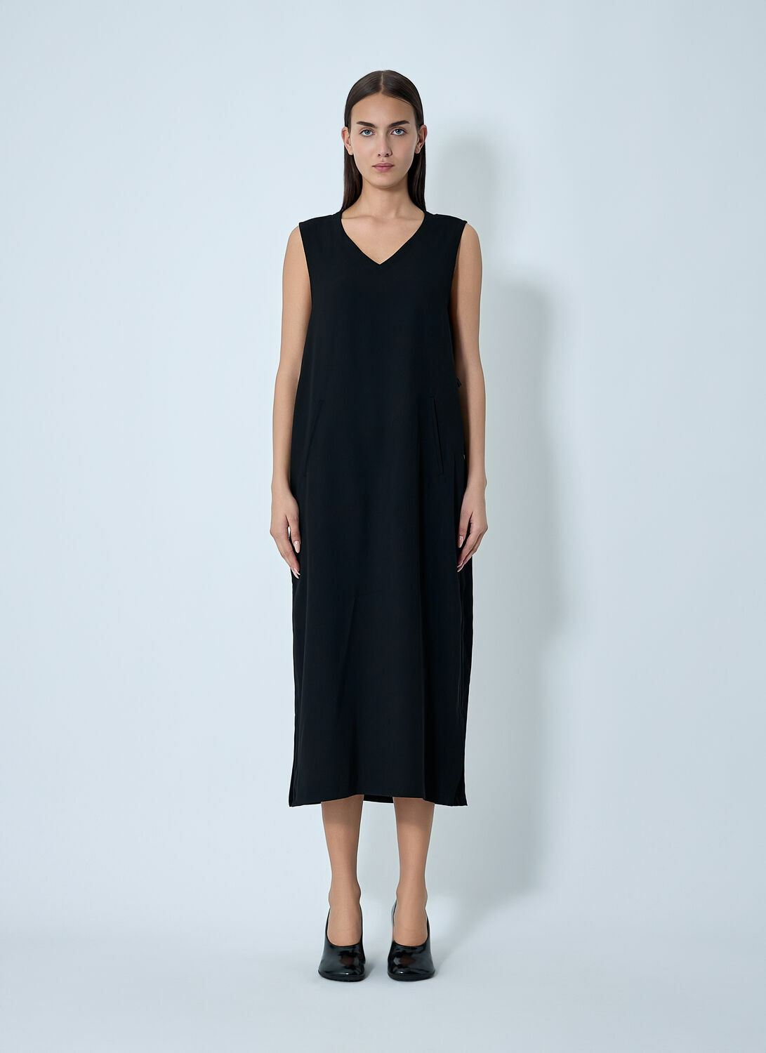 Yohji Yamamoto Double Knit Midi Dress