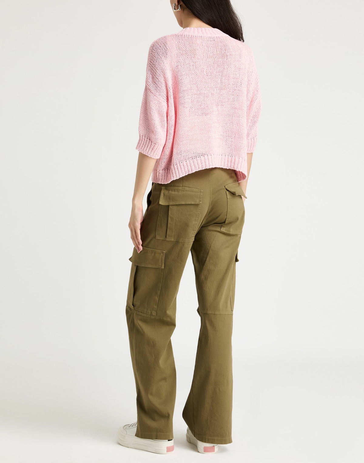 Roberto Collina Womens Sweater in Pink