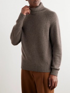 UMIT BENAN B - Cashmere Rollneck Sweater - Brown