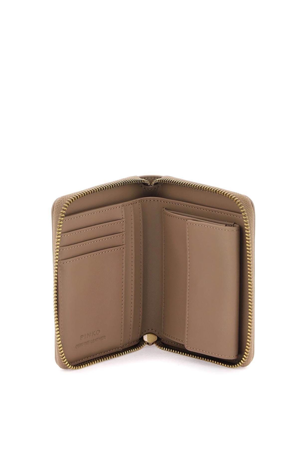 Pinko Taylor Portafoglio Con Cerniera, Trapunta Chevron, Nappa, Donna, Viaggio