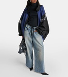 Balenciaga Mid-rise wide-leg jeans