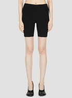 Rabanne Embroidered Logo Cycling Shorts