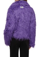 MC2 Saint Barth Purple Furry Short Jacket Sully