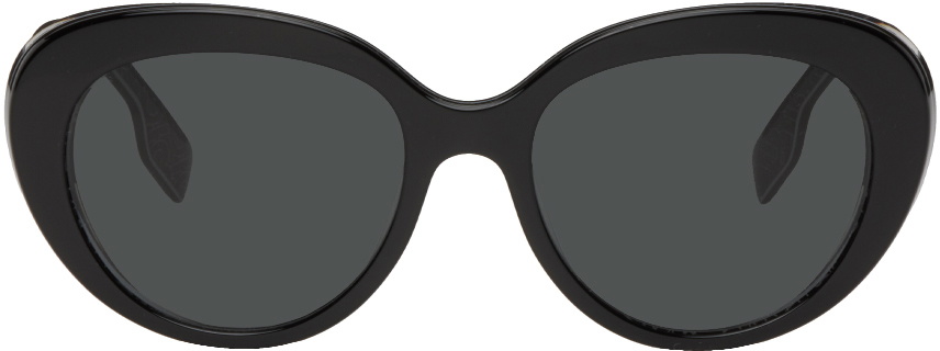 Burberry Black Round Sunglasses Burberry