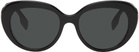 Burberry Black Round Sunglasses