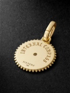 Foundrae - Internal Compass Gold, Diamond and Enamel Pendant