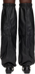 ALL-IN Black Level Flat Thigh High Tall Boots
