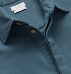 Deveaux - Modal and Cotton-Blend Shirt - Blue