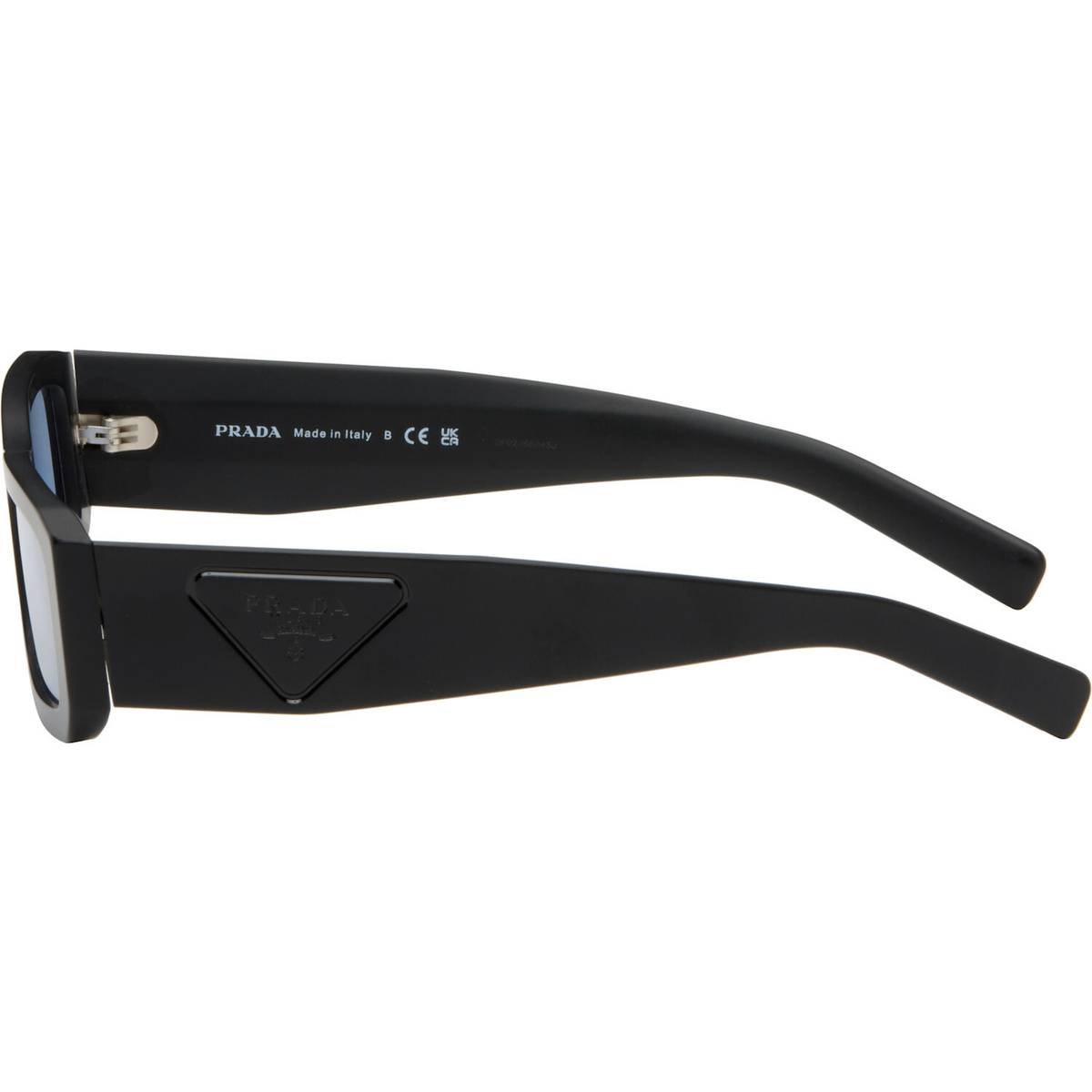 Prada Eyewear Black Rectangular Sunglasses