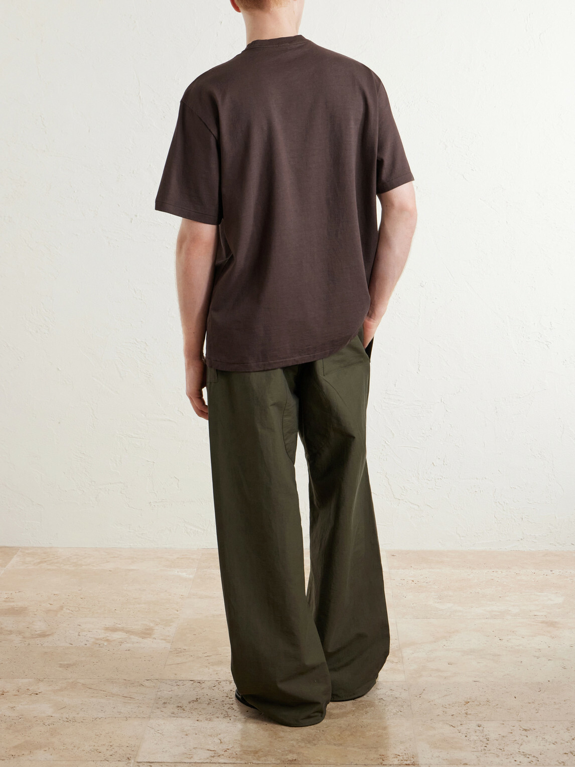 A.PRESSE - Heavy Weight Cotton-Jersey T-Shirt - Brown