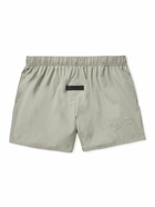 FEAR OF GOD ESSENTIALS - Eternal Wide-Leg Shell Drawstring Shorts - Gray