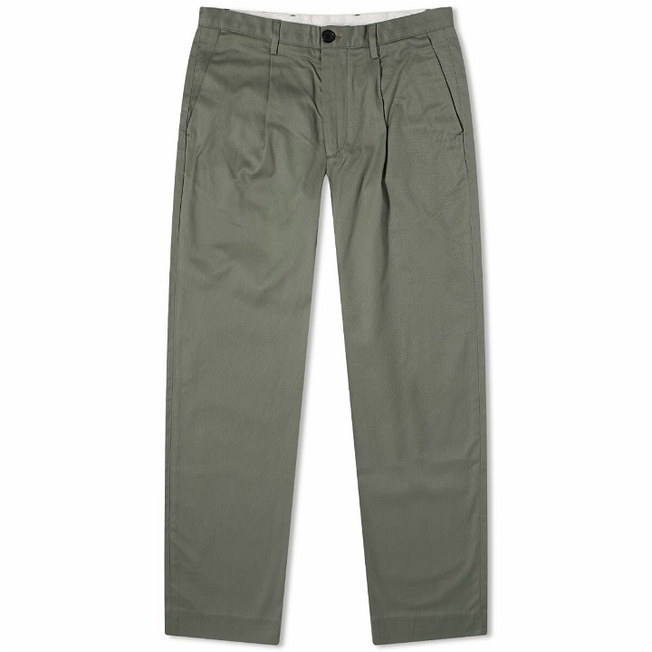 Photo: Paul Smith Men's Pleated Trousers in Green