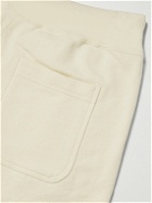 Beams Plus - Wide-Leg Cotton-Jersey Drawstring Shorts - Neutrals