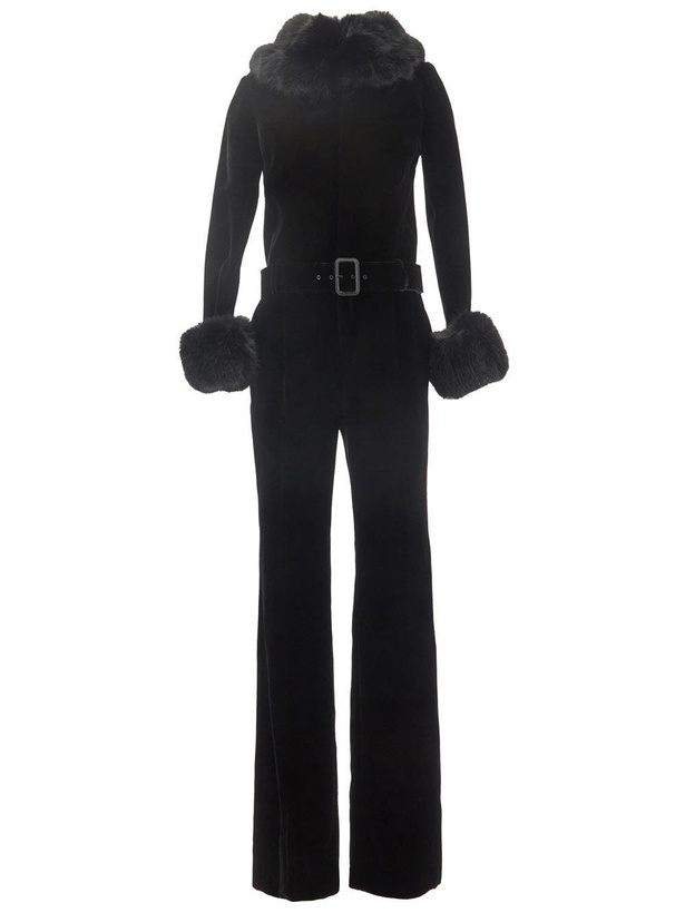Photo: Saint Laurent Velvet Jumpsuit